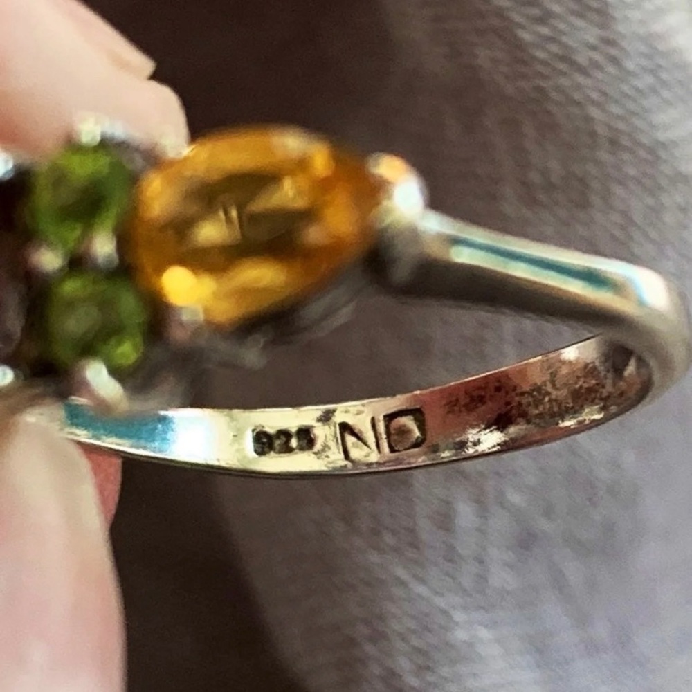 Multi Gemstone Ring - Picture 4 of 4